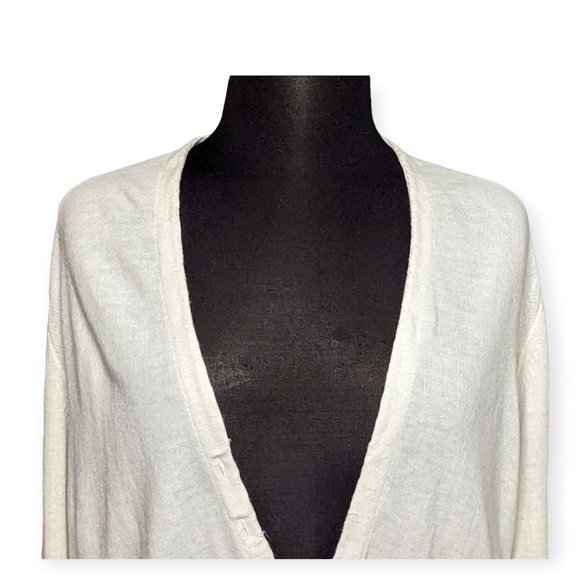 Vintage Off White Cardigan Size Medium - Picture 2 of 14